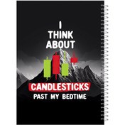 تصویر دفتر ژورنال معاملاتی ۵۰ برگ آی چاپ کد JM02 