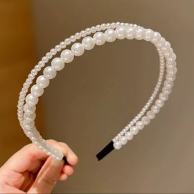 تصویر تل سر مجلسی مرواریدی 