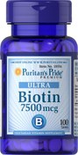 تصویر بیوتین 7500 میکروگرمی پیوریتنز پراید / Puritan’s Pride 7500 MCG Biotin 