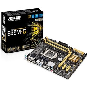 تصویر مادربرد ایسوس نسل 4 ASUS B85M-G MOTHERBOARD ASUS B85M-G