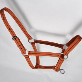 تصویر کله گیر سرآخور - نارنجی / حلقه گردان دار ا nylon bridle nylon bridle