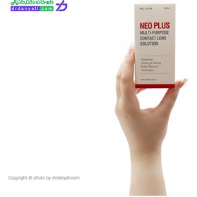 تصویر محلول شستشوی لنز نئو پلاس نئو ویژن 130 میل NEO VISION Neo Plus contact lens solution130 ml