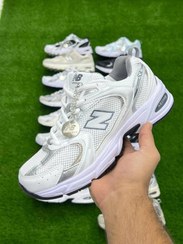 تصویر Newbalance 530 white metallic 