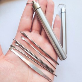 تصویر ست ۶ عددی پاکسازی گوش 