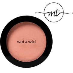 تصویر رژگونه پودری wet n wild مدل coloricon رنگ wet n wild blush Pearlescent Pink