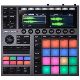 تصویر درام پد، میدی کنترلر و سمپلر Native Instruments Maschine Plus 