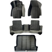 تصویر کفپوش رنو مگان همراه با کفی صندوق پنج بعدی چرمی مدل برترآپشن 