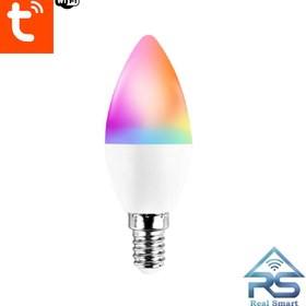 تصویر لامپ هوشمند RGB تویا با سرپیچ E14 