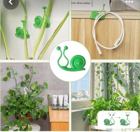 تصویر گیره گل پتوس مدل حلزونی 