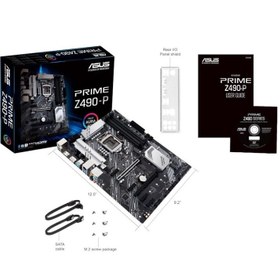 تصویر مادربرد ایسوس مدل PRIME Z490-P Asus PRIME Z490-P Motherboard