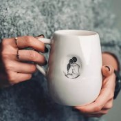 تصویر ماگ عاشقانه آغوش 