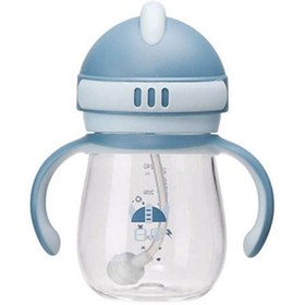 تصویر لیوان آبمیوه خوری نی دار 360 درجه 240 میل رووکو rovco rk - 1029 Rovco 360 sippy cup 240ml