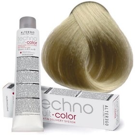 تصویر رنگ مو تکنو فروت سری رنگ بلوند alter ego techno fruit blonde hair coloring 