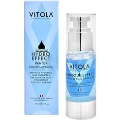 تصویر سرم آبرسان کپسولی هیدرو افکت ویتولا 30 میل Vitola hydro effect capsule hydrating serum 30 ml