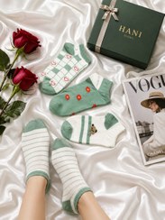 تصویر جوراب مچی، فانتزی | ۱۲ جفتی/ کد ۱۱۱ - ۳۶ تا ۴۲ Socks