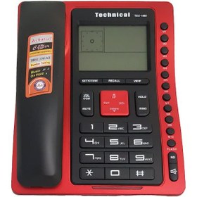 تصویر تلفن با سیم تکنیکال مدل TEC-1085 ا Technical TEC-1085 Corded Telephone Technical TEC-1085 Corded Telephone