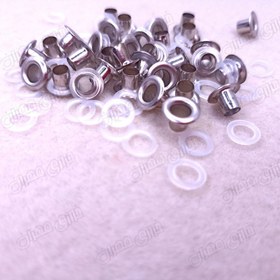 تصویر حلقه پانچ منگنه S42 نقره ای 100 عددی 