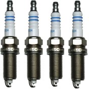 تصویر شمع موتور تک پلاتین پایه بلند 206 و پژو با موتورTU5 -بوش(Bosch روس) spark plug Bosch