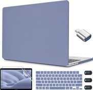 تصویر کاور محافظ+2 کاور کیبورد برای مک بوک MacBook Pro 14 Inch Case M3 A2992 A2918/A2442 M1/A2779 M2 with Touch ID,CISSOOK Shell Case for MacBook Pro 14" 2021-2023 with Keyboard Cover 