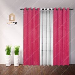 تصویر پرده آماده کتان 