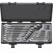 تصویر آچار یکسر تخت و یکسر رینگی فورس مدل 5161 مجموعه 16 عددی 