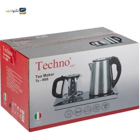 تصویر چای ساز تکنو مدل TE-988 ا Techno TE-988 Tea Maker Machine Techno TE-988 Tea Maker Machine