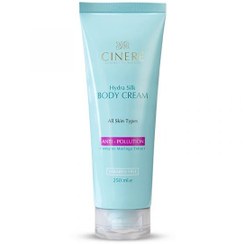 تصویر کرم بدن سینره مدل ضد آلودگی هوا مناسب انواع پوست 250میل Cinere Hydra Silk Anti Pollution Body Cream