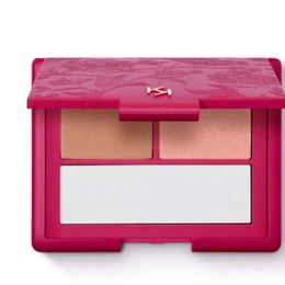 رژ گونه،برنزر و فیکساتور کیکو میلانو KIKO MILANO CHARMING ESCAPE PERFECT LOOK FACE PALETTE9