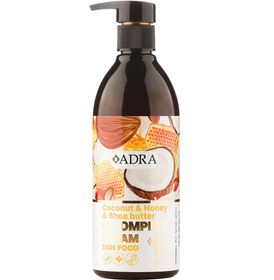 تصویر کرم مرطوب کننده ب کمپلکس آدرا حاوی روغن نارگیل و عسل 350 میلی لیتر Adra Bcomplex Coconut And Honey Cream 350ml