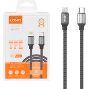 تصویر کابل تبدیل USB-C به لایتنینگ الدینیو مدل LC441i طول 1 متر LDNIO Type-C To Lightning