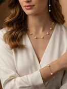 تصویر ست زنانه مرواریدی - دستبند 