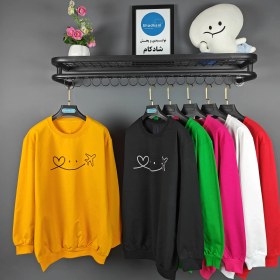 تصویر تونیک قواره دار گلکسی پنبه قلب و هواپیما (3XL) جین 6 عددی 