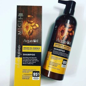 تصویر شامپو ارگان میگ Mige بدون سولفات Argan Oil حجم 780 میل 