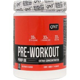تصویر پمپ RX قبل تمرین ۳۰۰ گرمی برند QNT PRE - WORKOUT PUMP RX 300GR QNT 