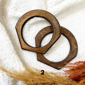 تصویر دسته کیف چوبی - 1 