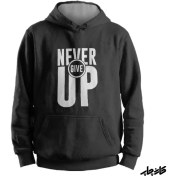 تصویر هودی پنبه ترک طرح never give up کد 3327 