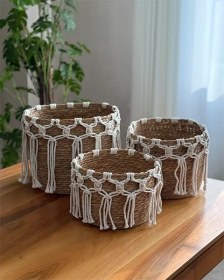 تصویر سبد حصیری 5322 