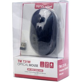 تصویر ماوس بی سیم تسکو مدل TM 731W ا Tesco TM 731W wireless mouse Tesco TM 731W wireless mouse