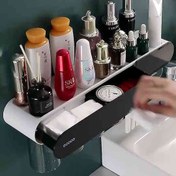 تصویر جا مسواکی و باکس حمام چهار لیوان مگنتی ecoco 