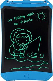 تصویر تبلت نوشتن LCD 8.5 اینچ HUIXIANG تابلوی طراحی دیجیتال الکترونیکی اسباب بازی های Doodle Pad با قفل ، بازگشت به مدرسه هدیه برای دانش آموزان هدیه تولد کودکان و نوجوانان برای دفتر دوستان و مشکلات گفتاری ، آبی 