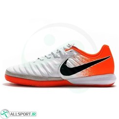 تصویر کفش فوتسال نایک تمپو ایکس Nike Tiempo X 7 White Orange 