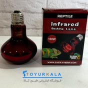 تصویر لامپ مادون قرمز ۱۰۰ وات مدل IR پایه E27 