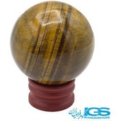 تصویر گوی سنگ چشم ببر سایز 5 