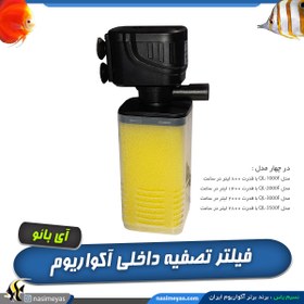 تصویر فیلتر تصفیه داخلی آکواریوم سری QL آی بائو Sobo Aquarium Internal Filter Fe-1504