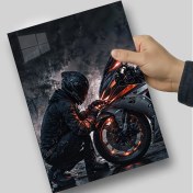 تصویر متال پوستر موتور سنگین 