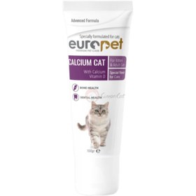تصویر خمیر کلسیم گربه یوروپت Europet Cat Calcium