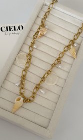 تصویر گردنبند چارم صدفی 