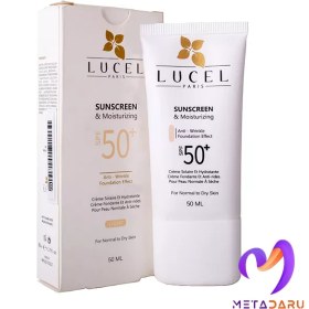 تصویر کرم مرطوب کننده و ضدآفتاب SPF+50 پوست نرمال تا خشک لوسل | Lucel Sunscreen & Moisturizing Cream 