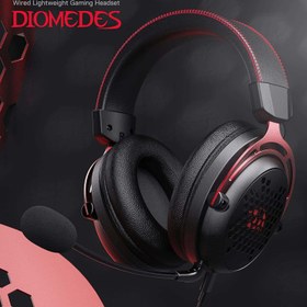 تصویر هدست گیمینگ باسیم ردراگون مدل H386 Diomedes Redragon H386 Diomedes Wired Gaming Headset