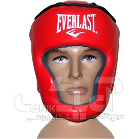 تصویر کلاه بوکس فک دار چرم اورلست Boxing helmet Leather with Jawbone Model Factor